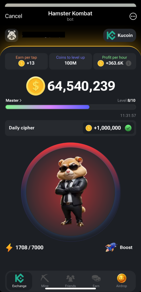 How to Earn Hamster Coin with Daily Combo and Daily Cipher